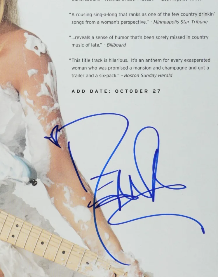 Deana Carter — DEANA CARTER SIGNED 11X14 MAGAZINE PAGE COUNTRY MUSIC DANCED AWAY COUNT ME I PSA, изображение 2