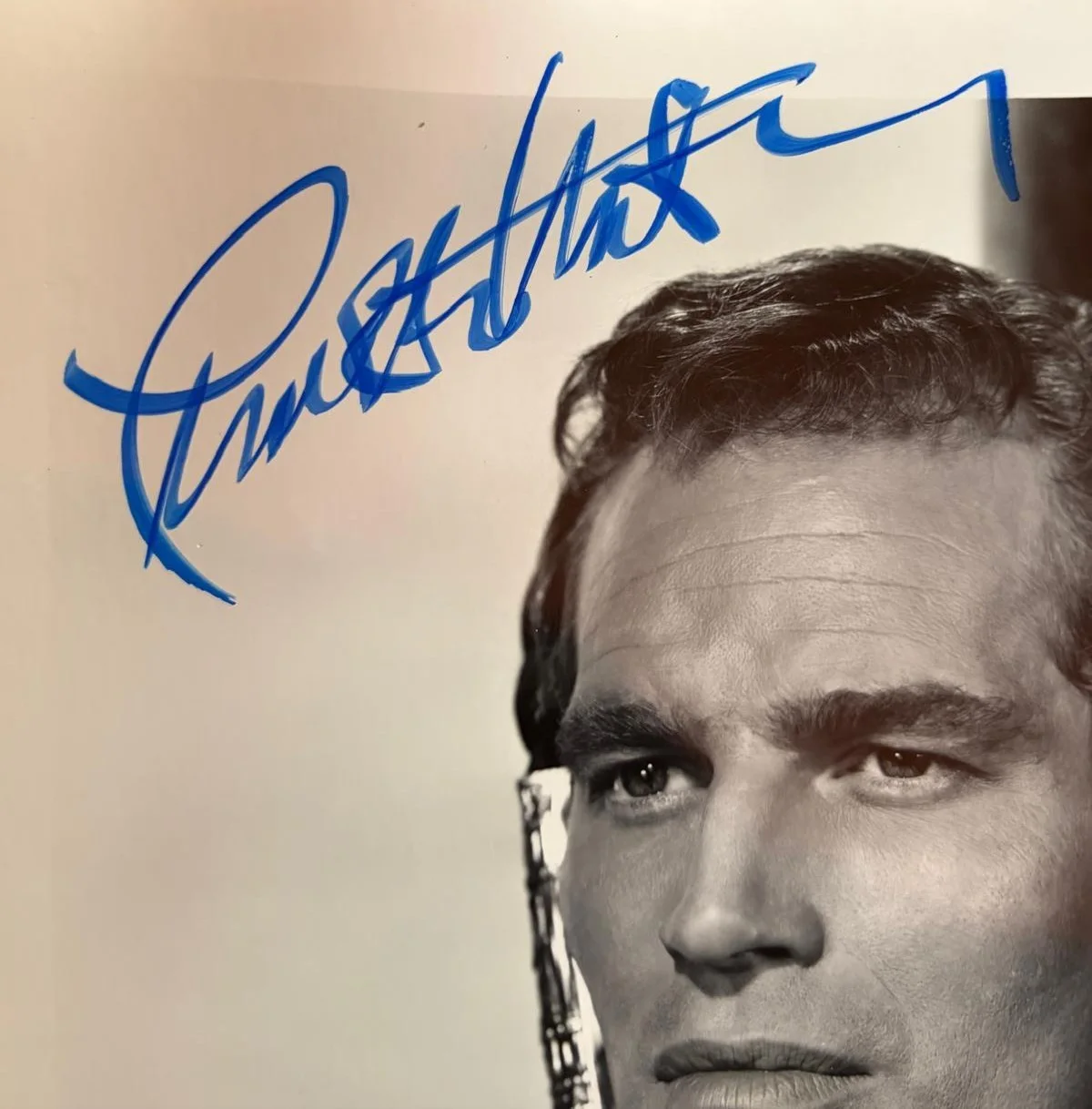 Charlton heston — CHARLTON HESTON SIGNED AUTOGRAPH 8X10 PHOTO BEN-HUR PLANET OF THE APES JSA COA C, изображение 2