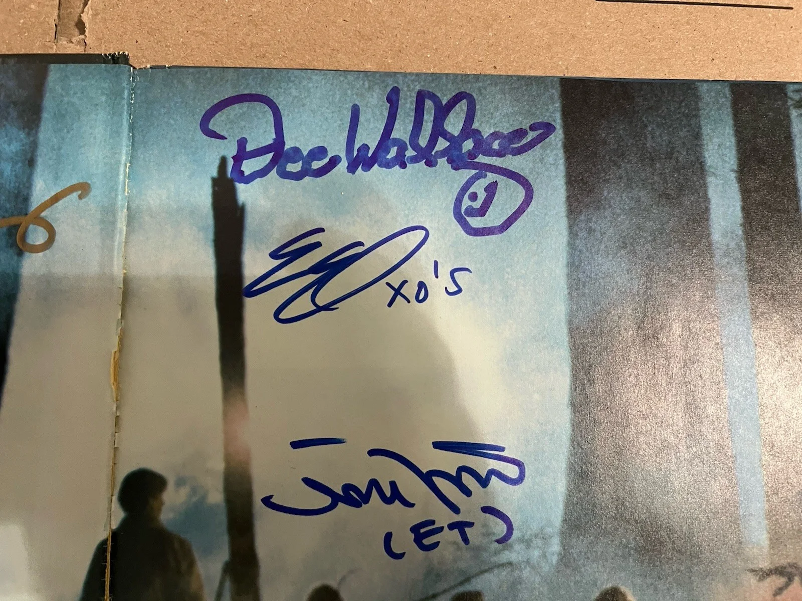 Vintage E.T. 1982 Storybook Cast Signed JSA Rare Henry Thomas Dee Wallace + 4, изображение 3