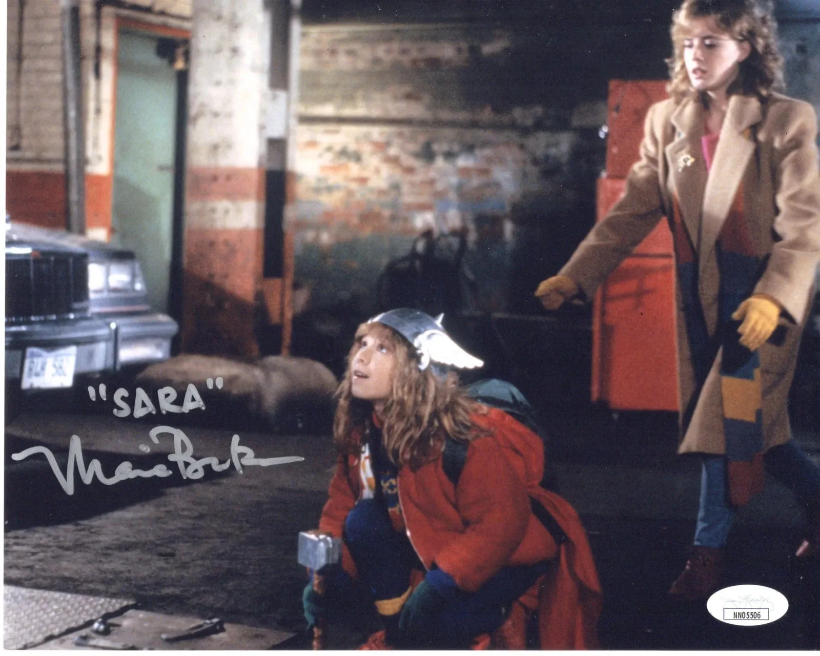 Maia Brewton — Maia Brewton signed 8x10 Photo Sara Anderson - Adventures in JSA Authentication