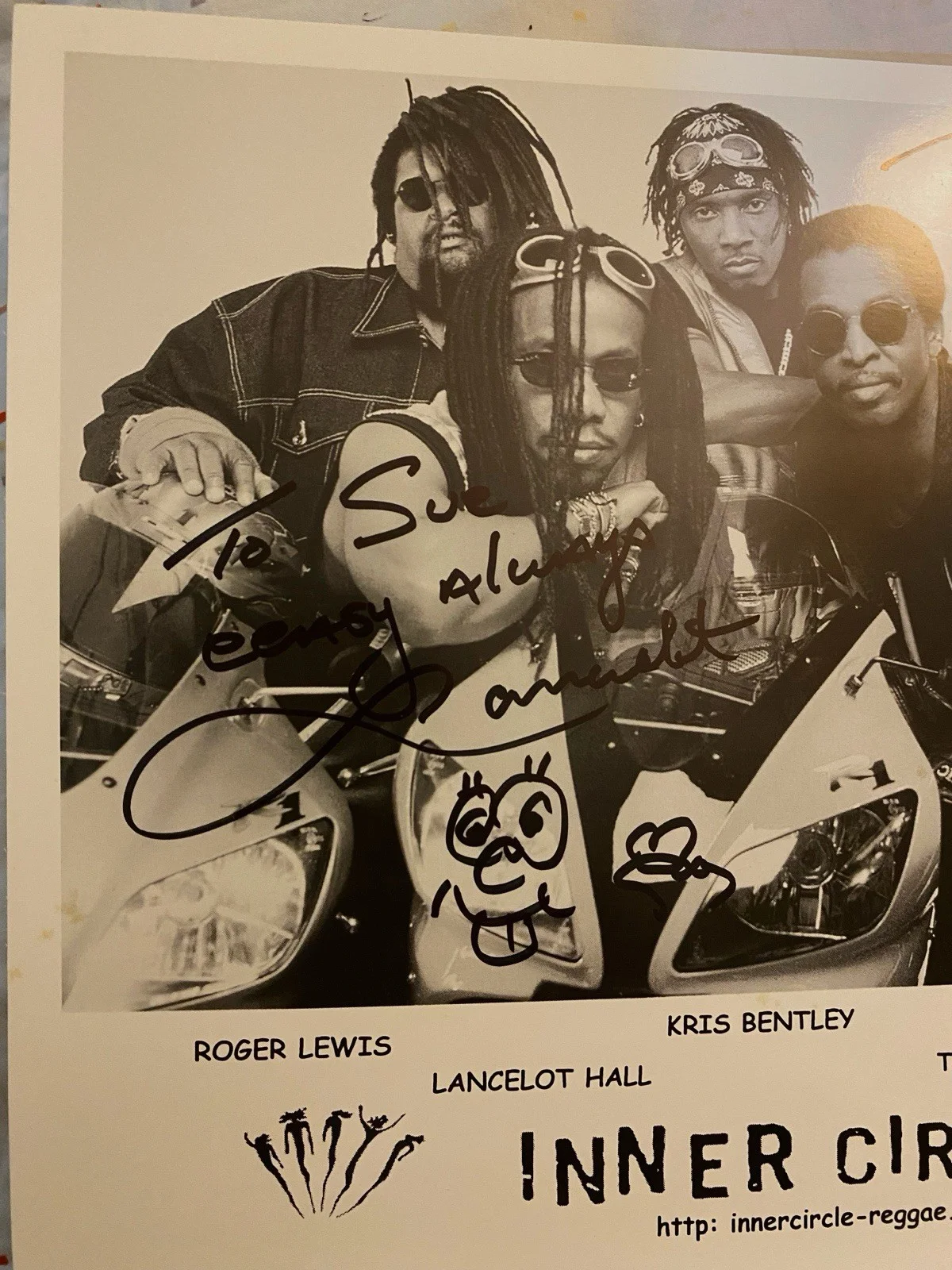 Inner Circle Reggae Band "Bad Boys" Autographed 8" x 10" Promo Photo, image 2