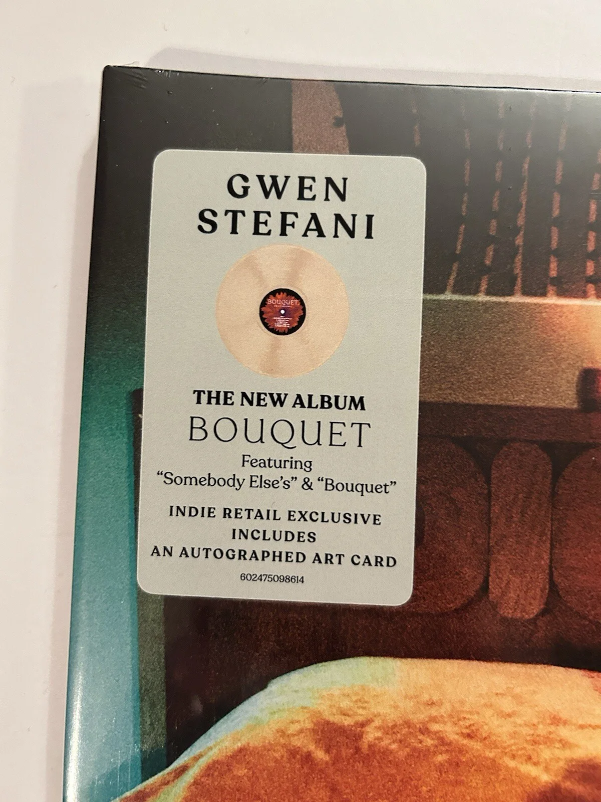 Gwen Stefani BOUQUET Autographed Vinyl Record (Insert Signed) Sealed Copy, image 3