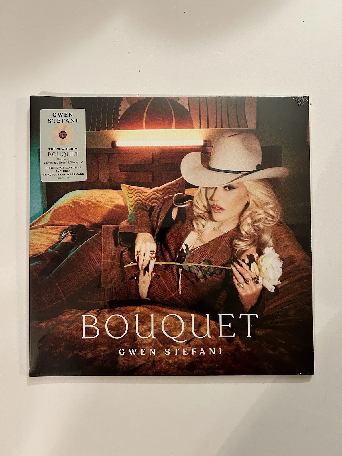 Gwen Stefani BOUQUET Autographed Vinyl Record (Insert Signed) Sealed Copy, image 4