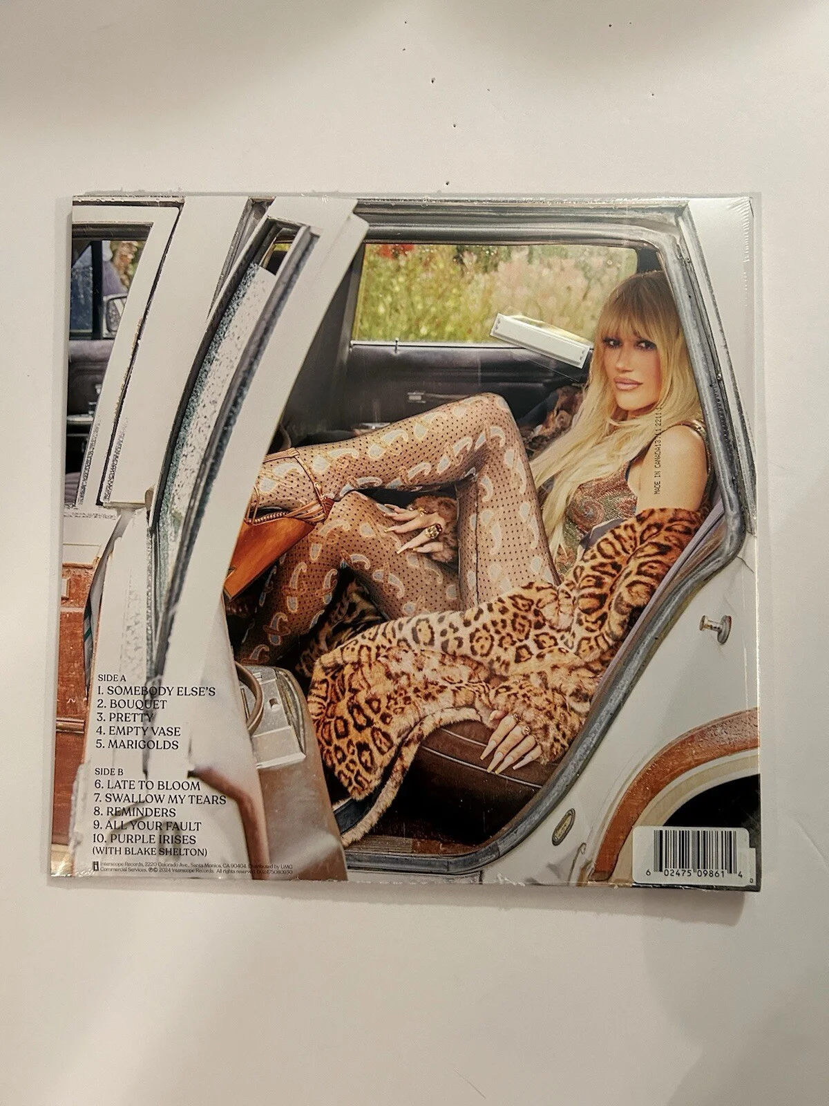 Gwen Stefani BOUQUET Autographed Vinyl Record (Insert Signed) Sealed Copy, image 5