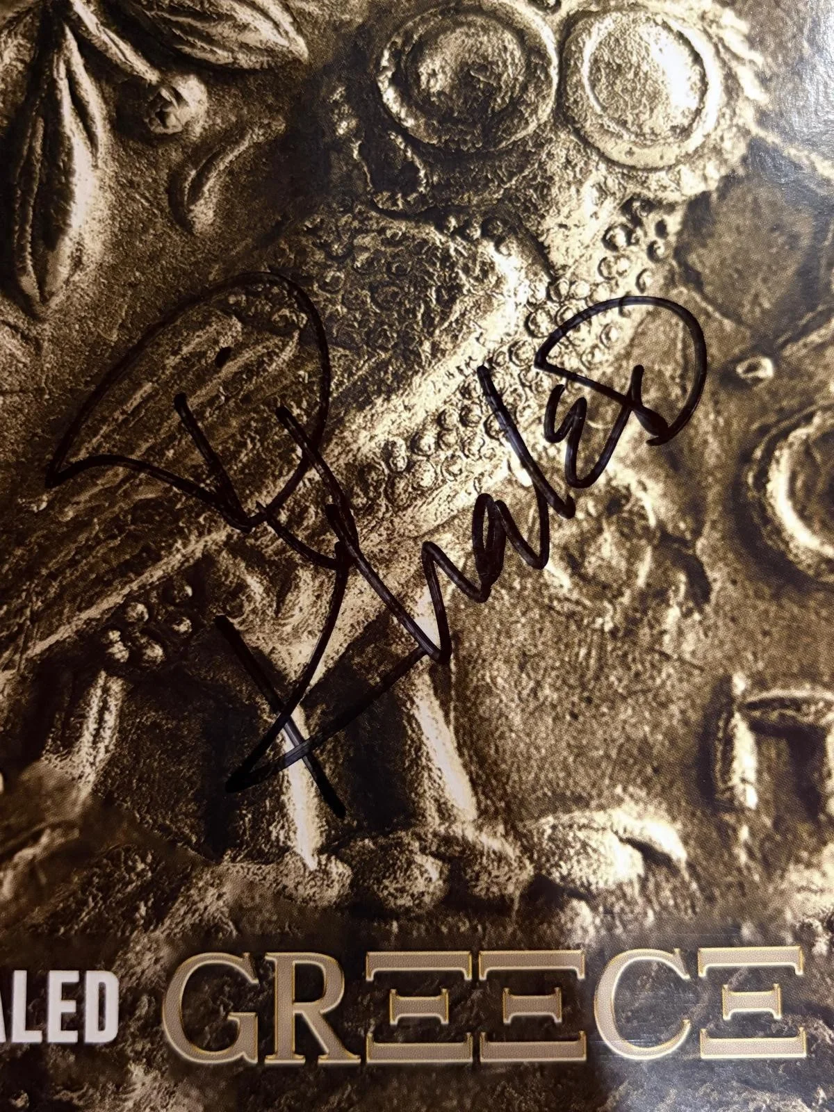 Dj Khaled — DJ KHALED SIGNED AUTOGRAPHED ALBUM SLEEVE GREECE DRAKE WE THE BEST OVO JSA COA, image 2