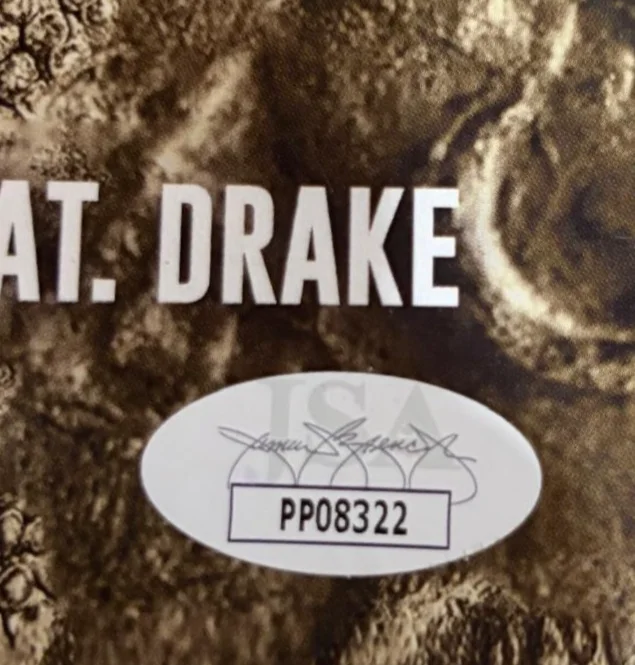 Dj Khaled — DJ KHALED SIGNED AUTOGRAPHED ALBUM SLEEVE GREECE DRAKE WE THE BEST OVO JSA COA, image 3