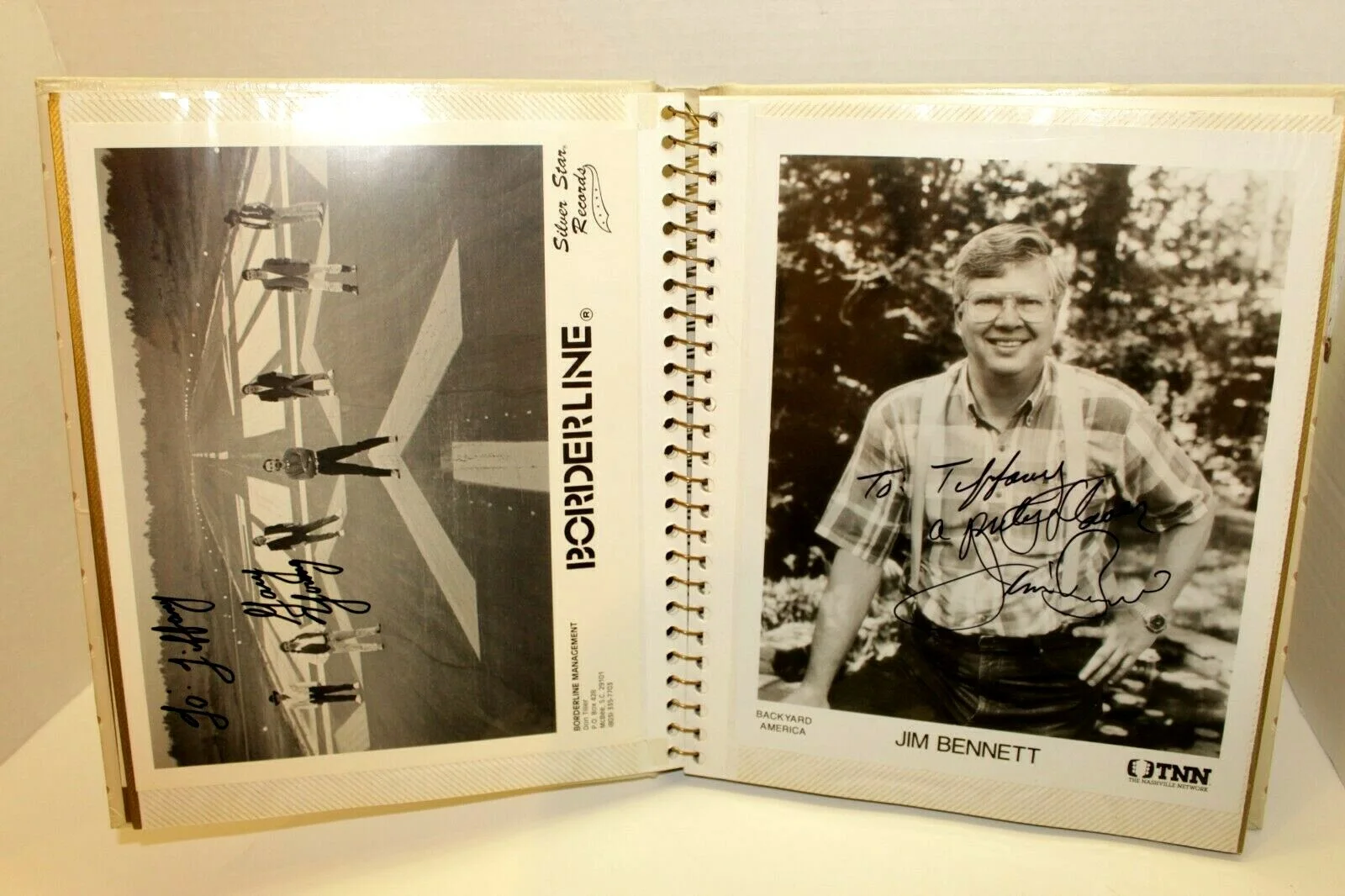 Vintage 1991 Country Music Fan Fair Signed Photos In Binder 15+ Robbins Dailey, изображение 3