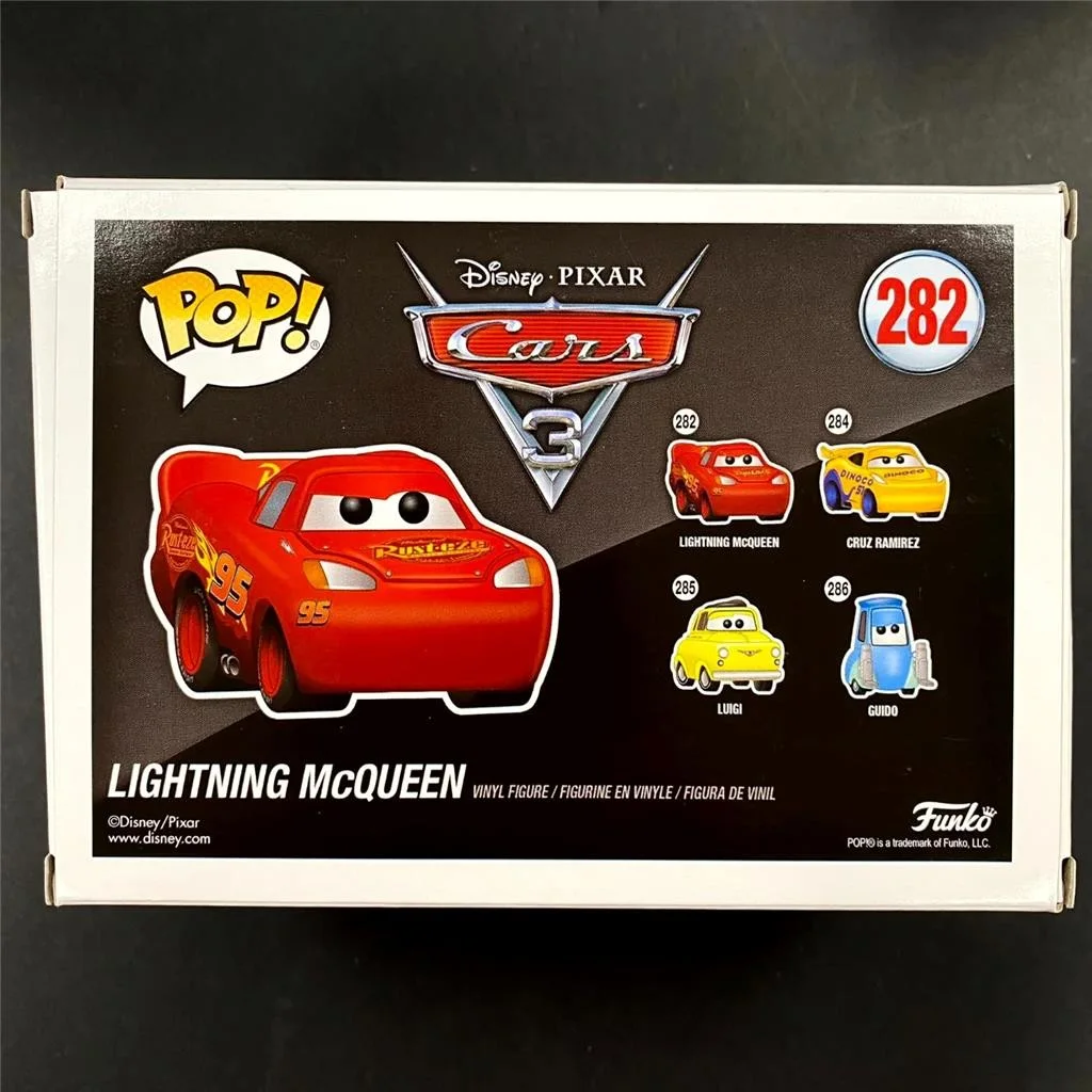 Owen Wilson — Owen Wilson signed Lightning McQueen Funko Pop! 282 autograph ~ JSA, image 4
