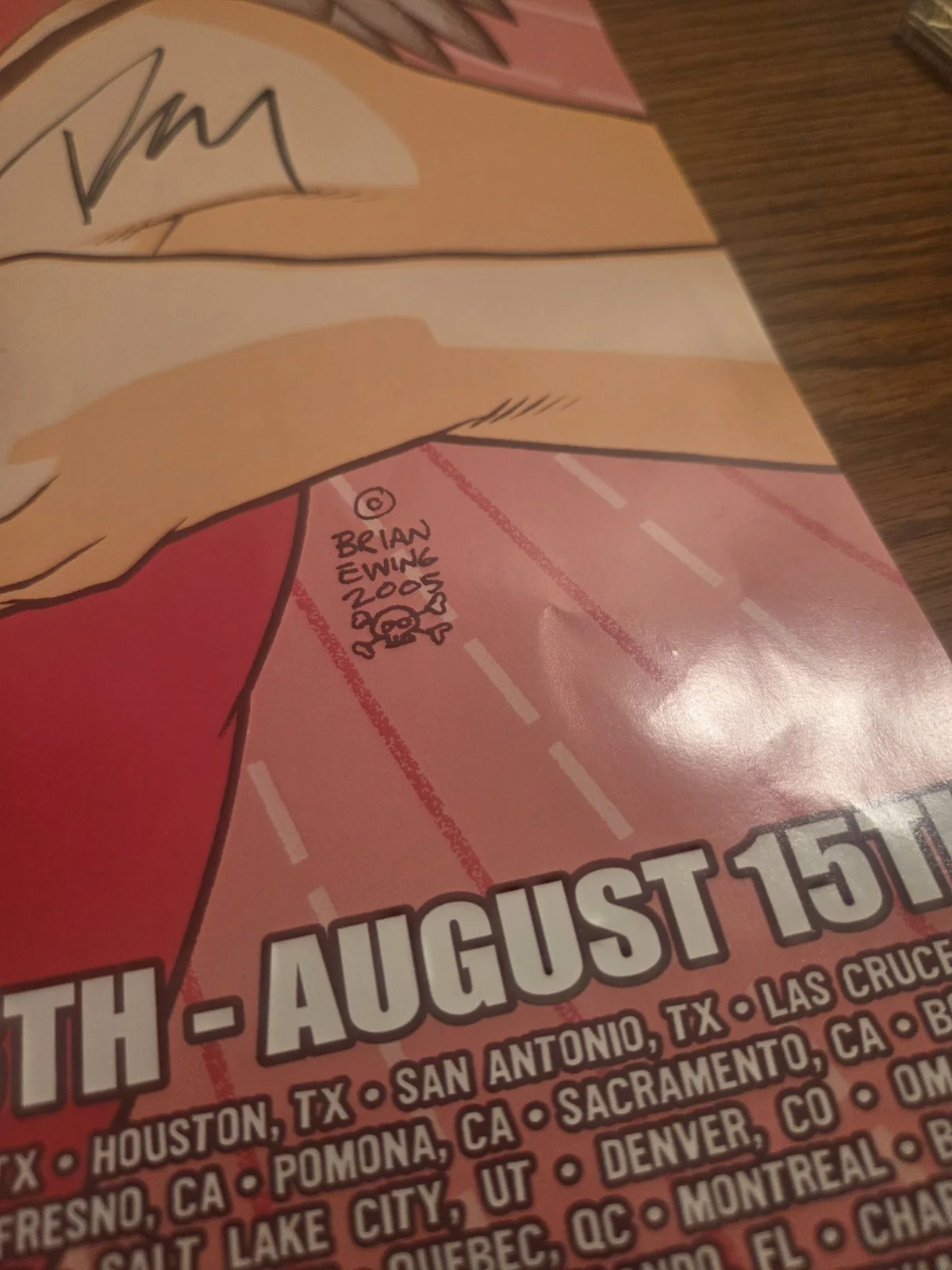 VINTAGE MxPx Signed Poster From Vans Warped Tour 2005, изображение 2