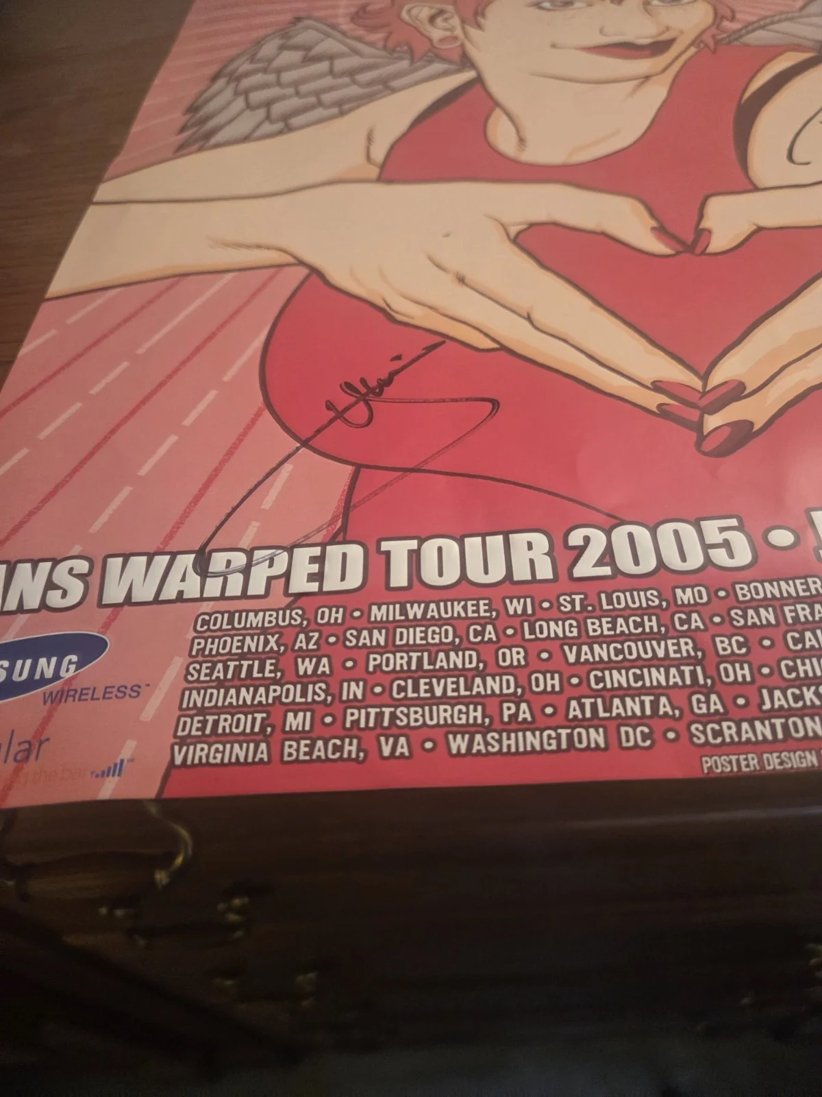 VINTAGE MxPx Signed Poster From Vans Warped Tour 2005, изображение 5