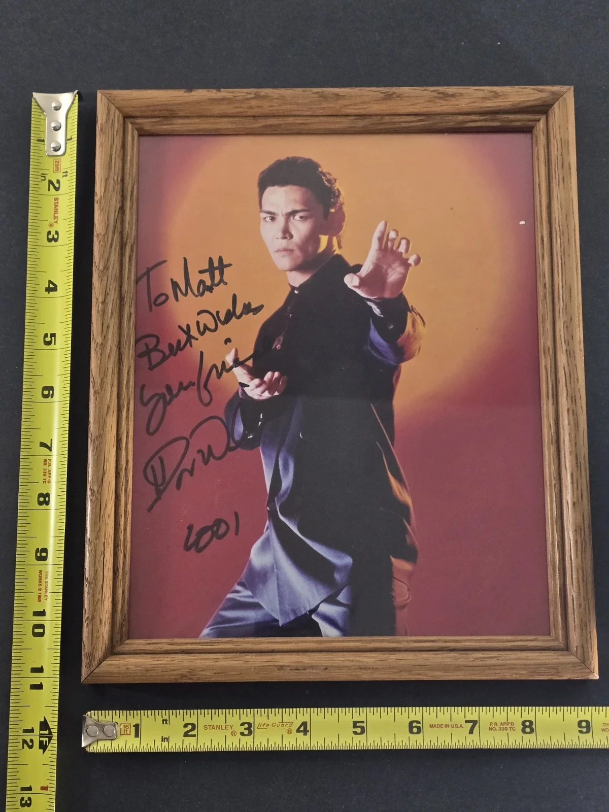 Don "The Dragon" Wilson Kung-Fu Movie Star Autographed & Framed Photograph, изображение 4