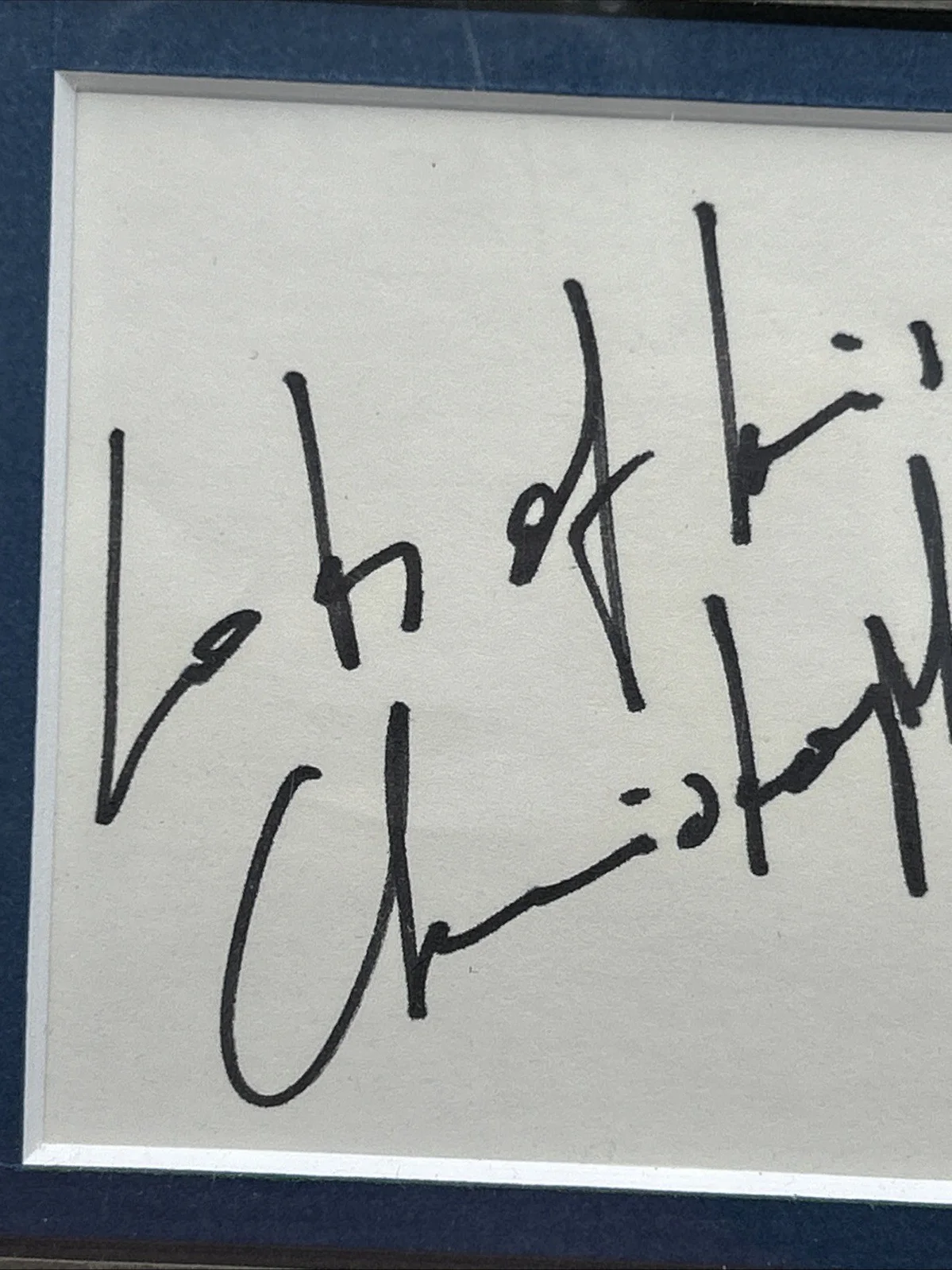 Christopher Lambert — Christopher Lambert Highlander Signature Framed and Matted Photo with COA, изображение 4