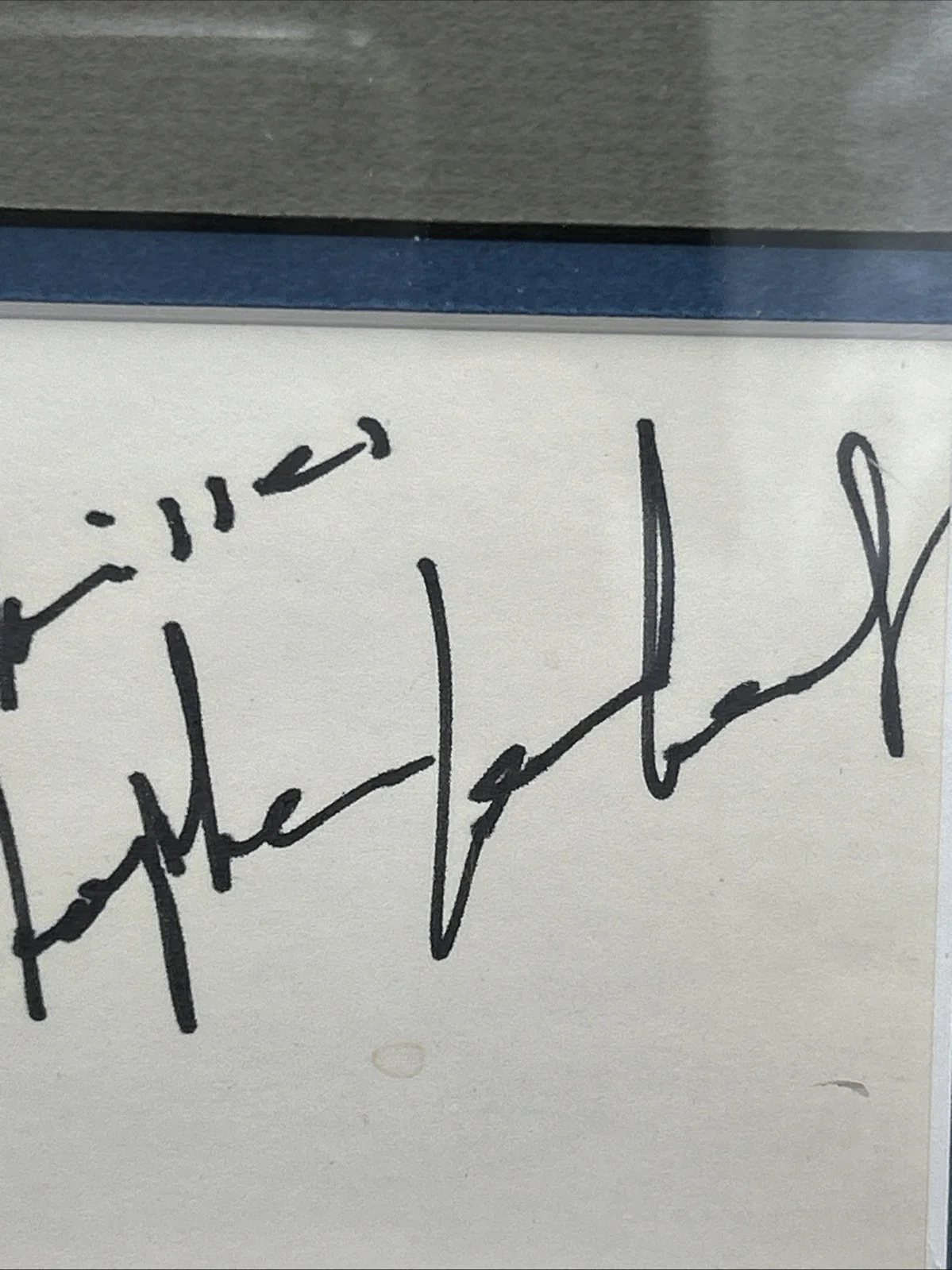 Christopher Lambert — Christopher Lambert Highlander Signature Framed and Matted Photo with COA, изображение 5