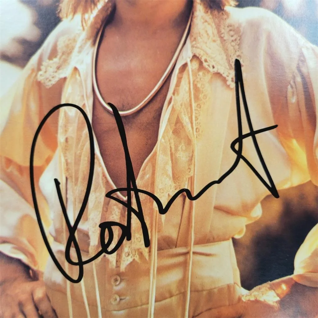 Rod Stewart signed Smiler Vinyl Record Album Cover autograph ~ Beckett BAS, изображение 2