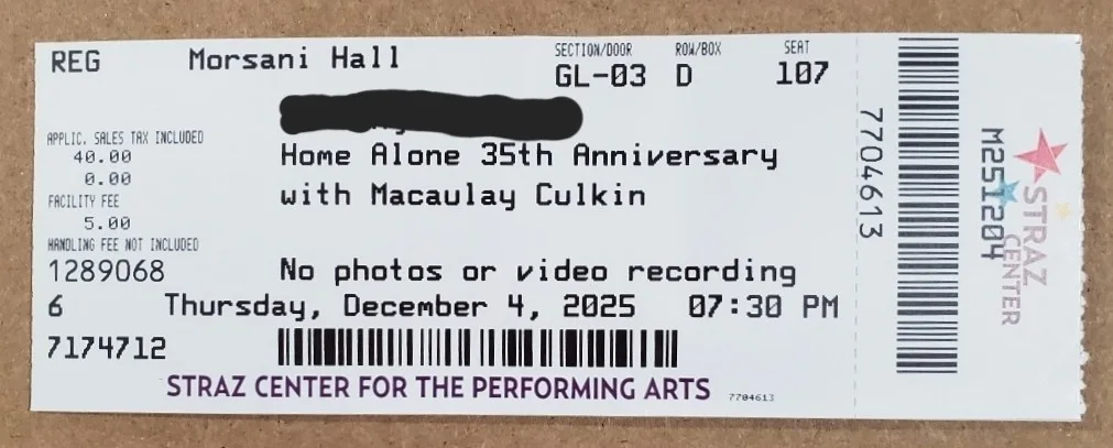 MACAULAY CULKIN SIGNED 11X17 HOME ALONE MOVIE POSTER W/PROOF, изображение 2