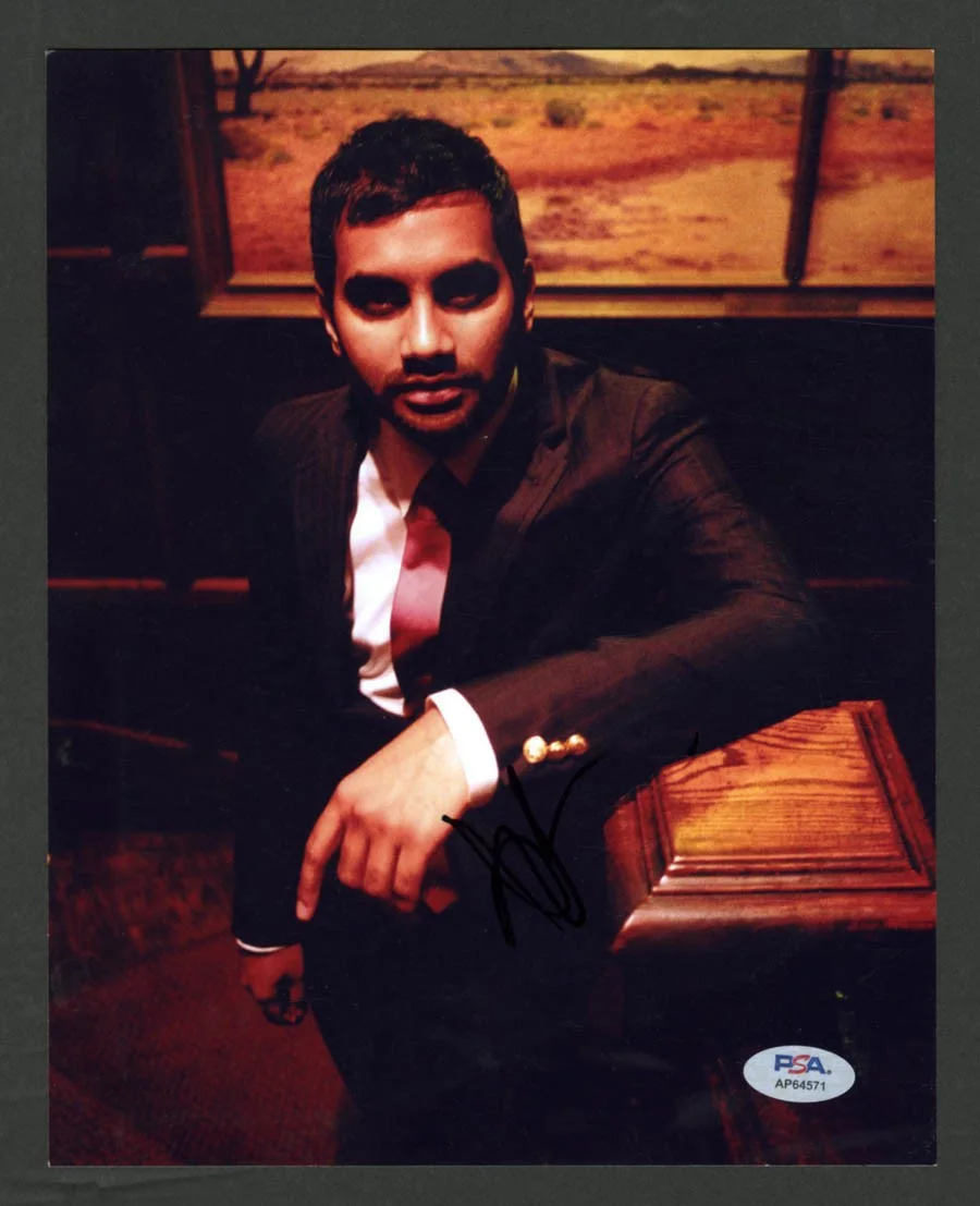 Aziz Ansari — Aziz Ansari SIGNED 8x10 Photo Master of None Bobs Burgers PSA/DNA AUTOGRAPHED