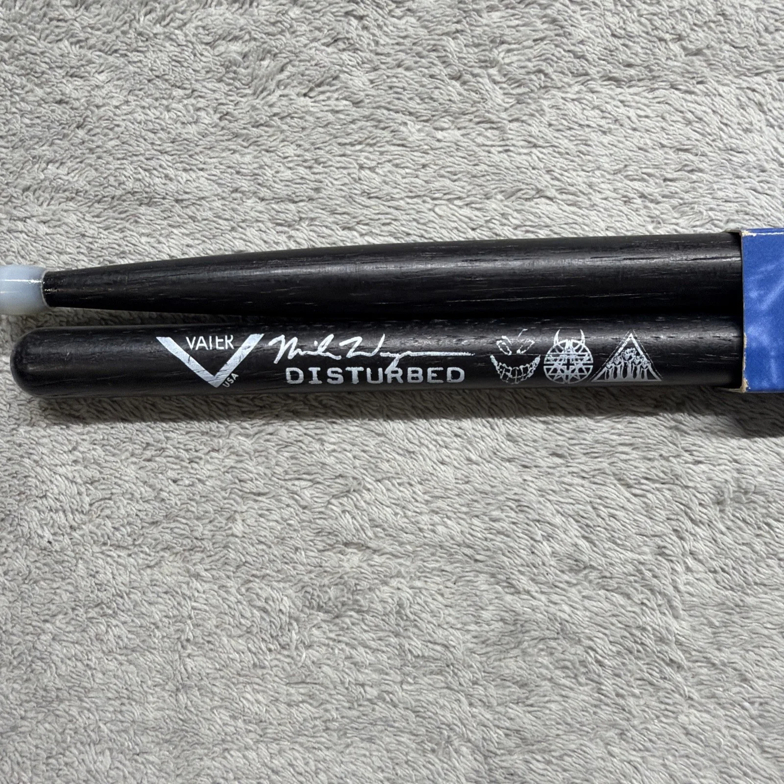 Disturbed Mike Wengren Signature Model Vater Drum Sticks New Unused Percussion, изображение 3