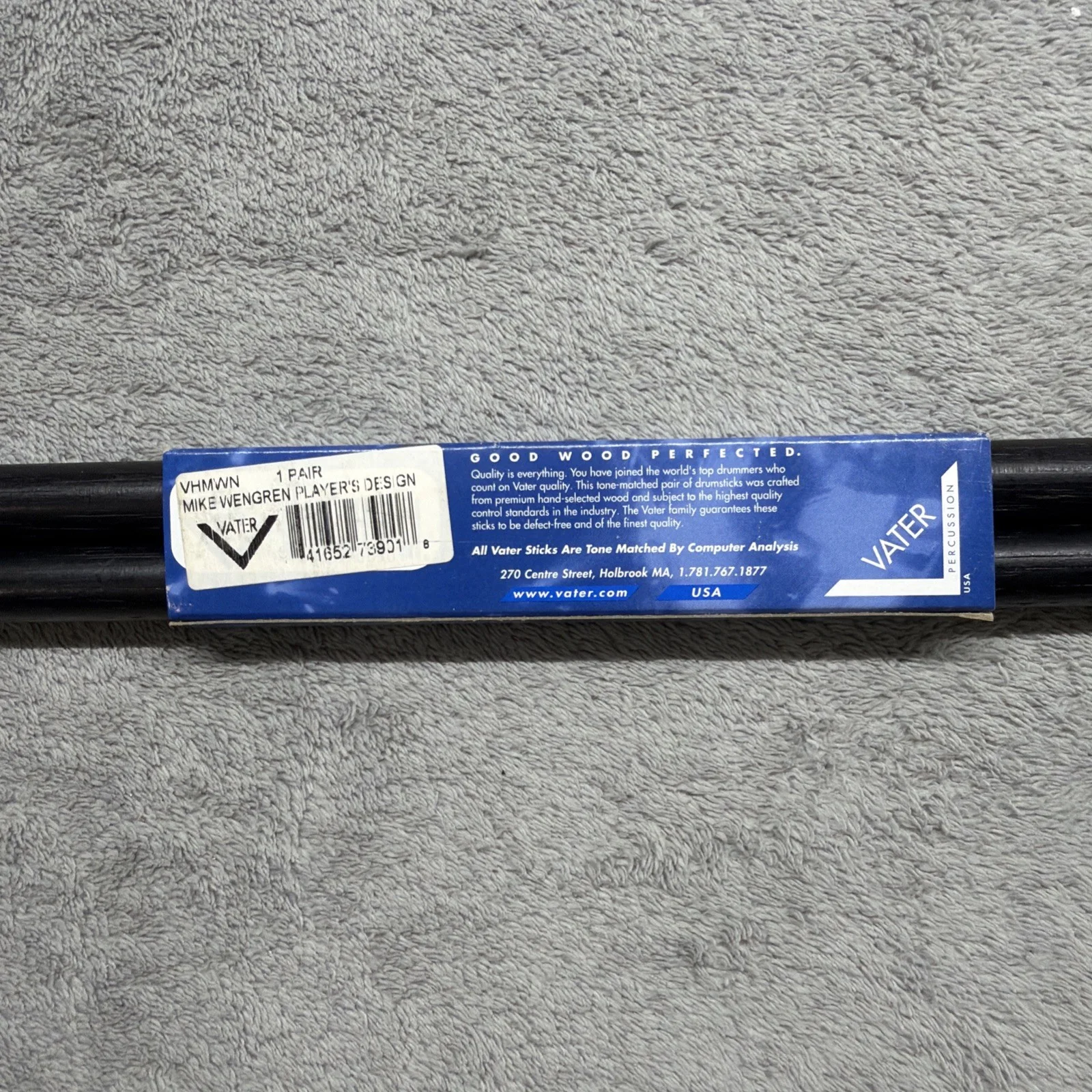 Disturbed Mike Wengren Signature Model Vater Drum Sticks New Unused Percussion, изображение 5