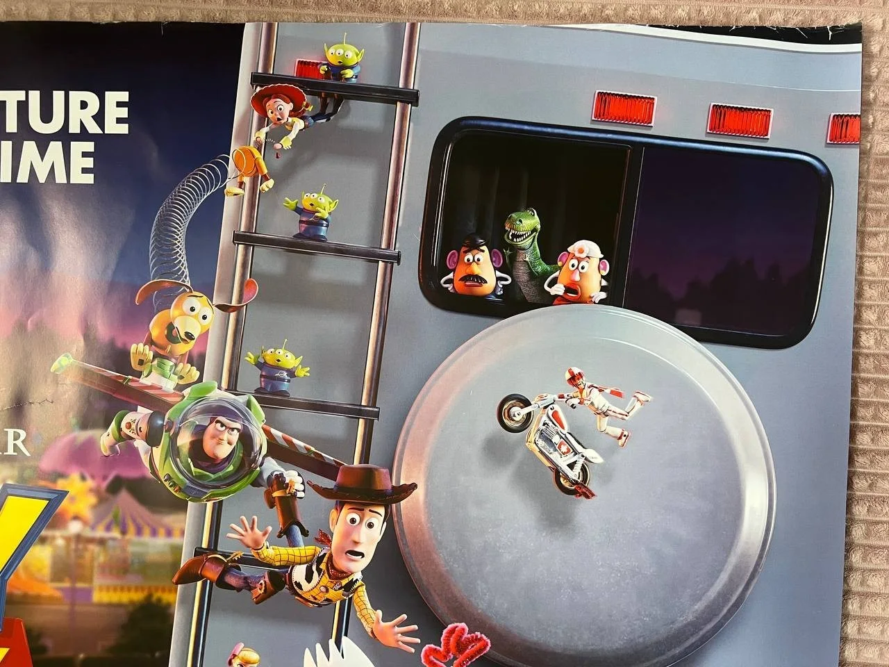 Toy Story 4 (2019) Original Quad UK movie Poster 30x40'', изображение 3