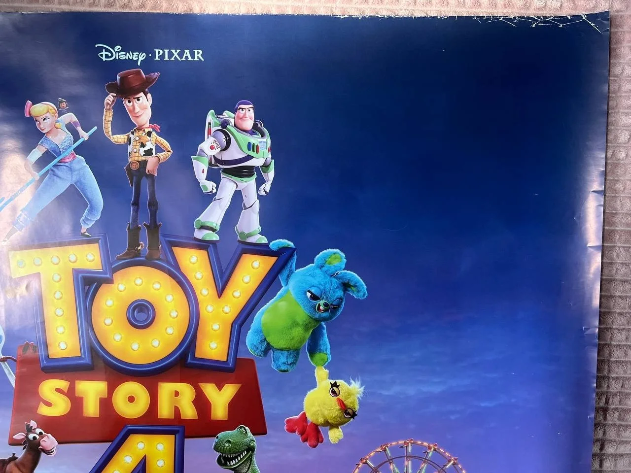 Toy Story 4 (2019) Original Quad UK movie Poster 30x40'', изображение 3