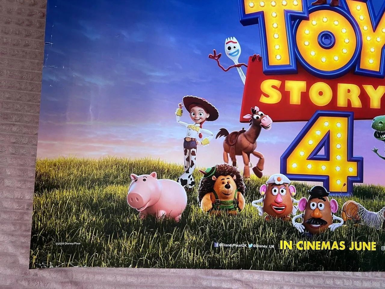 Toy Story 4 (2019) Original Quad UK movie Poster 30x40'', изображение 4