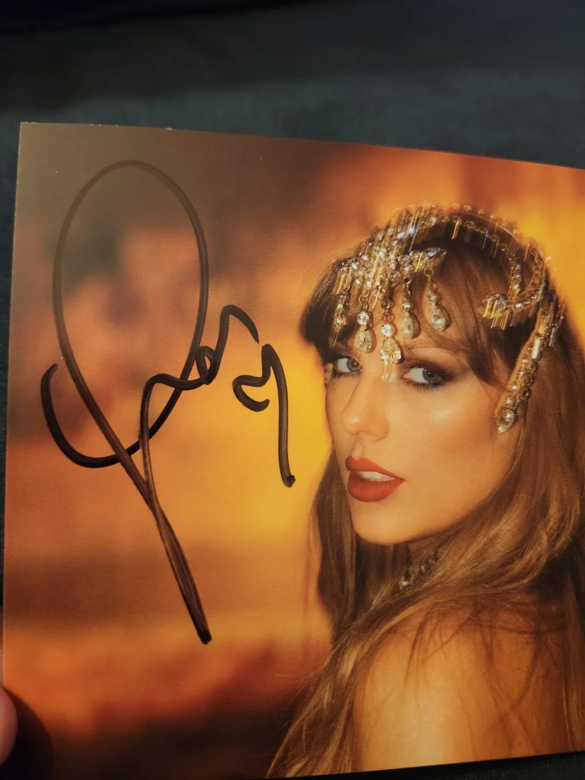 Taylor Swift Life Of A Showgirl Signed Autograph Bold Auto Coa Photo #1 Heart ❤️, изображение 3