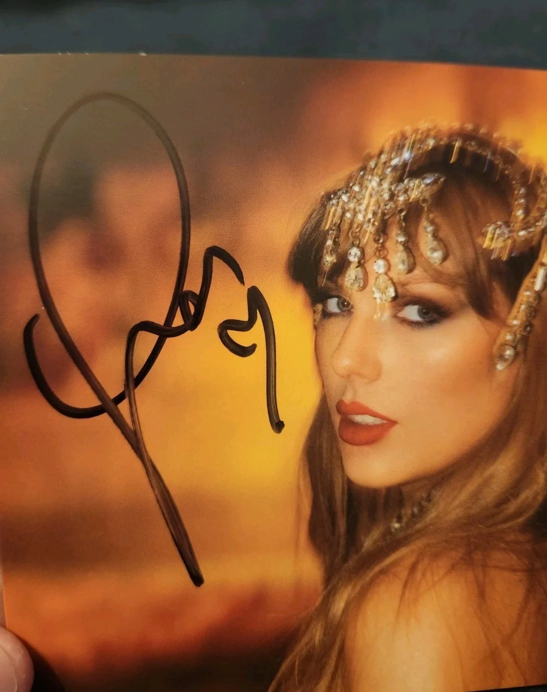 Taylor Swift Life Of A Showgirl Signed Autograph Bold Auto Coa Photo #1 Heart ❤️, изображение 4