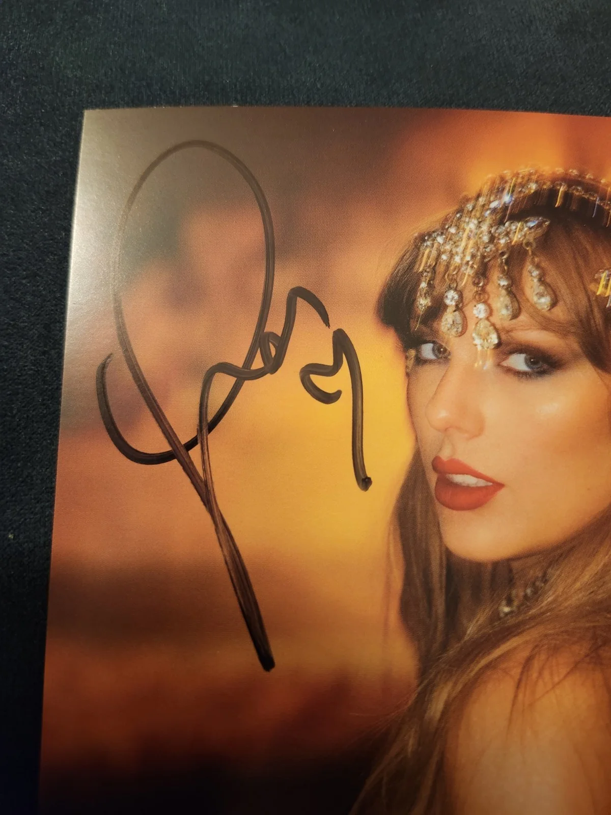 Taylor Swift Life Of A Showgirl Signed Autograph Bold Auto Coa Photo #1 Heart ❤️, изображение 5