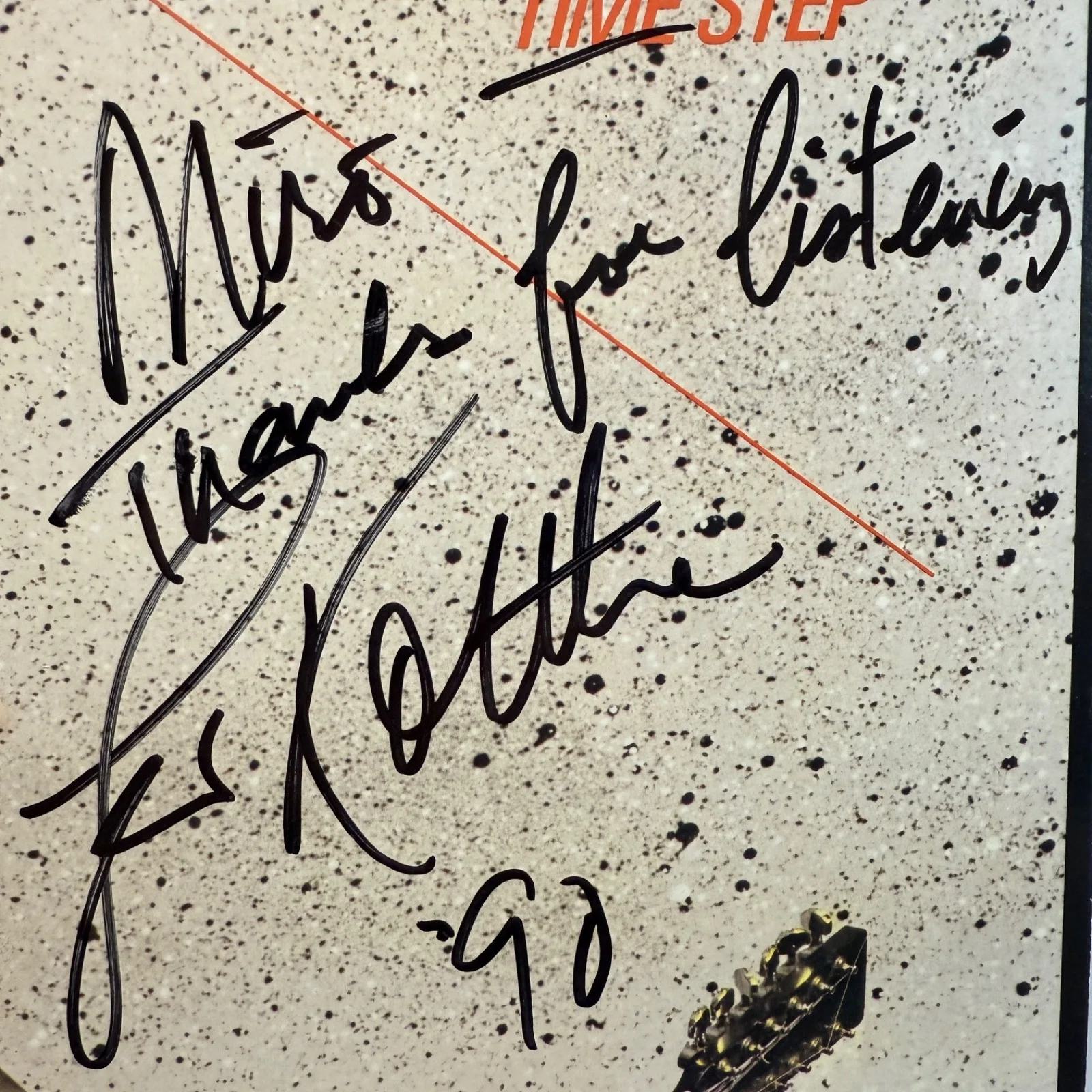LEO KOTTKE "Time Step" AUTOGRAPHED usa vinyl LP GOLD PROMO STAMP FV 41411 VG++, изображение 2