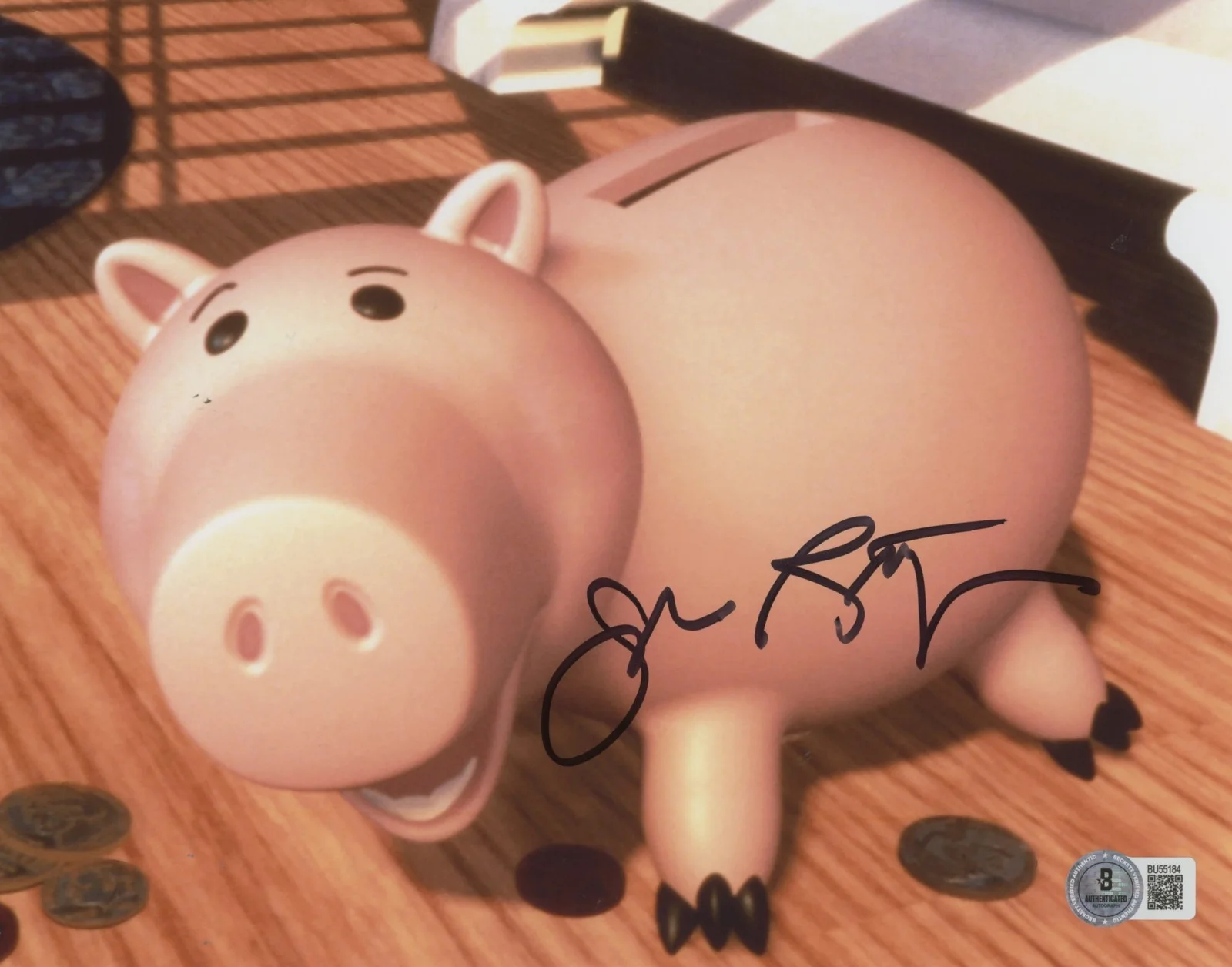 John Ratzenberger — John Ratzenberger Toy Story Authentic Signed 8x10 Horizontal Photo BAS 11