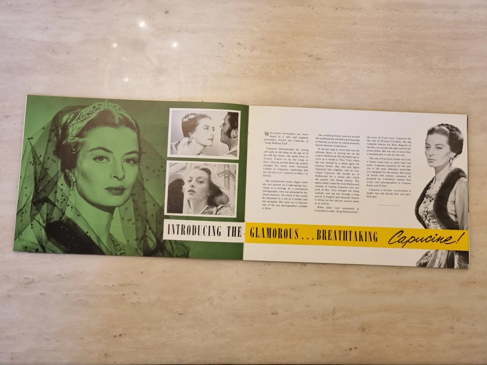 Song Without End Dirk Bogarde Genevieve Page Patricia Morison Capucine, изображение 4