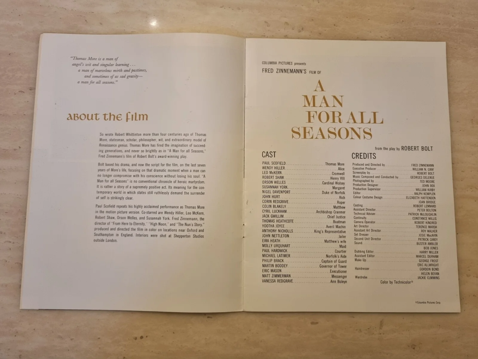 A Man For All Season Paul Scofield Orson Wells Wendy Hiller Susannah York, изображение 3