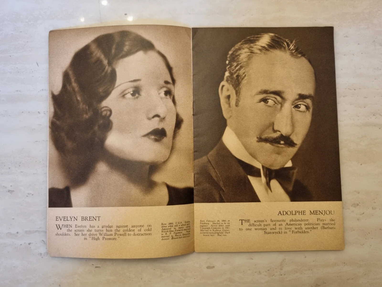 Stars of The Month Miriam Hopkins Pictorial Supplement to Film Weekly No.2, 1932, изображение 3