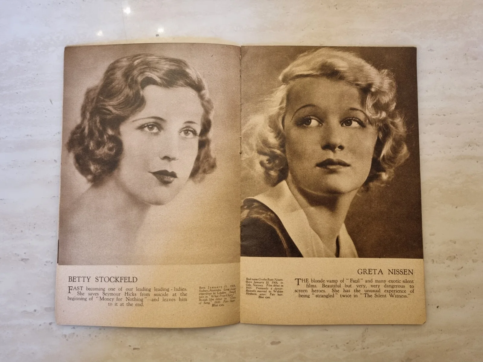 Stars of The Month Miriam Hopkins Pictorial Supplement to Film Weekly No.2, 1932, изображение 4