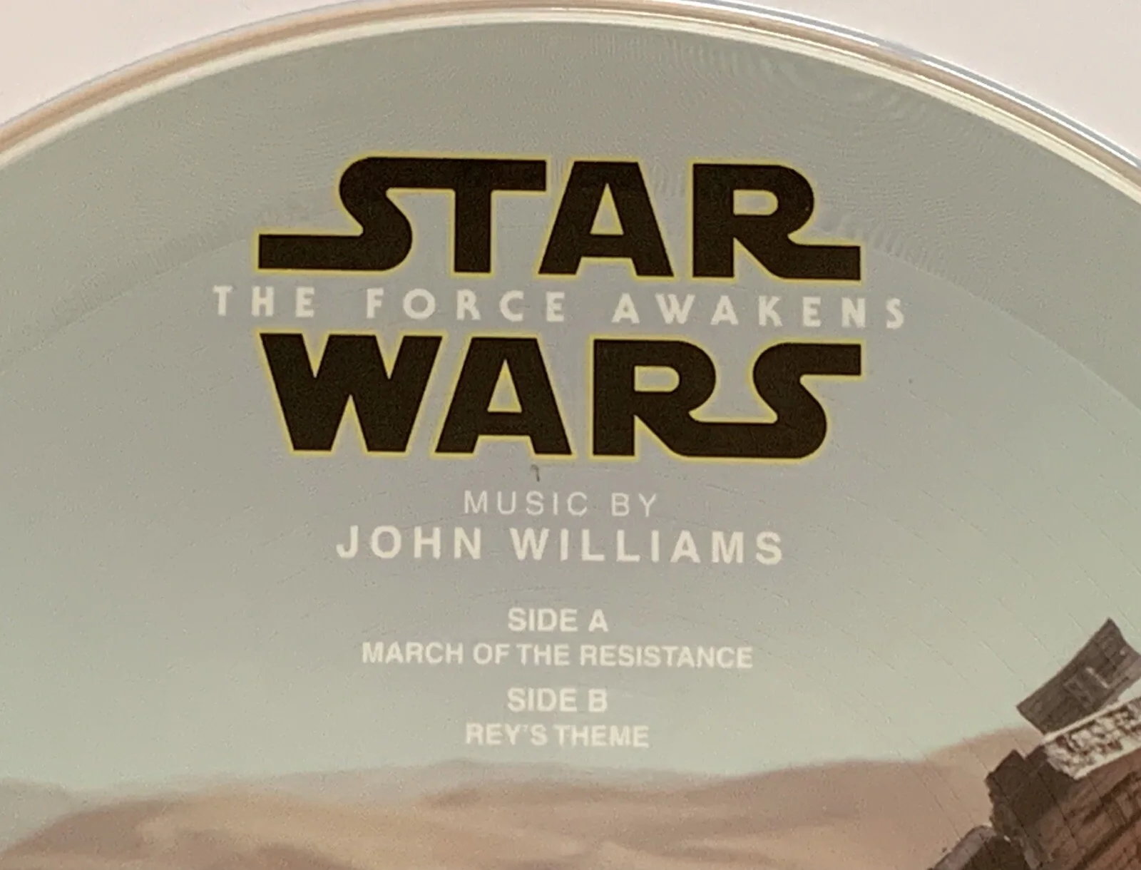 John Williams — John Williams Star Wars signed Album The Force Awakens picture disk beckett loa, image 4