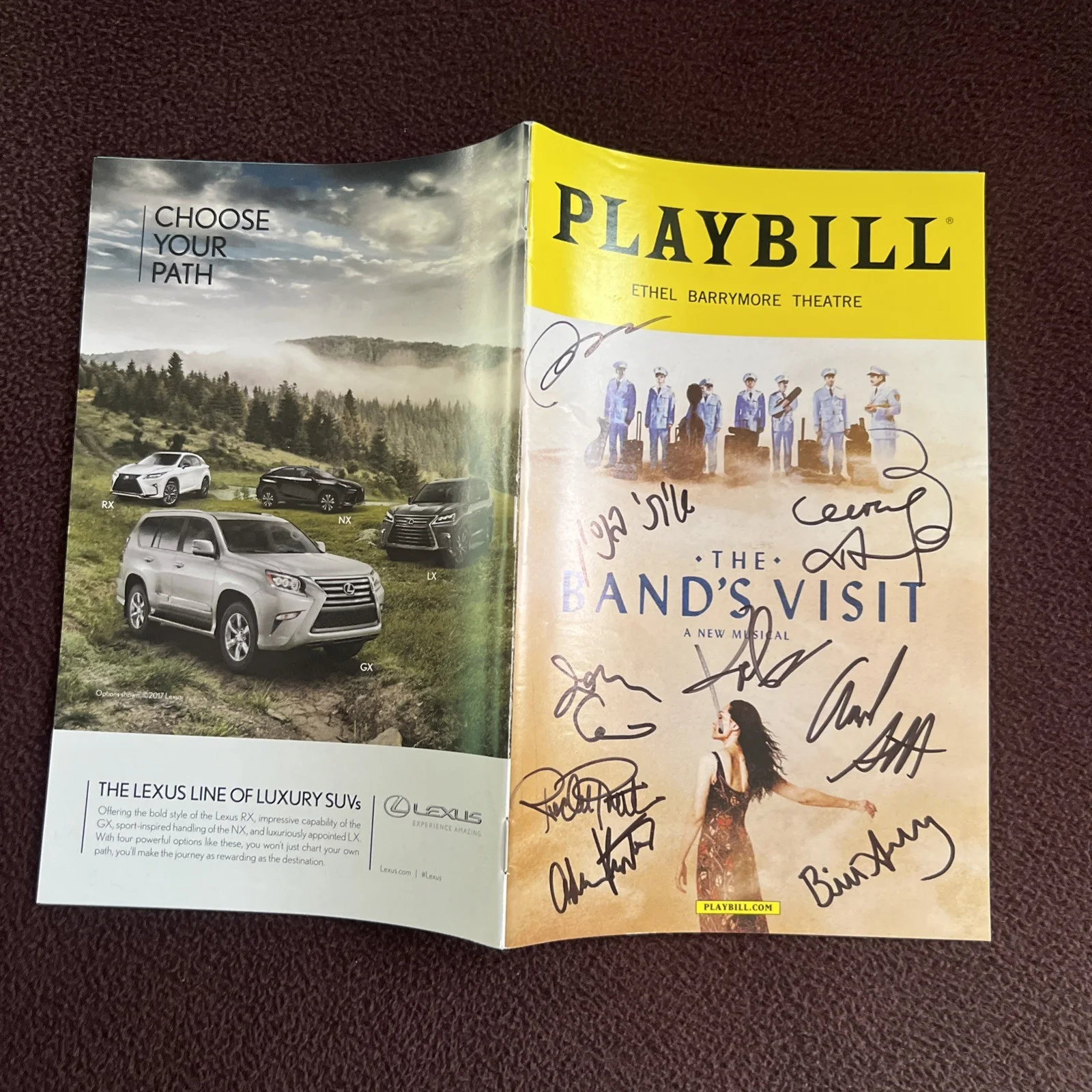 Cast — The Band's Visit A New Musical Signed Autographed Cast Playbill 12/2017, изображение 4