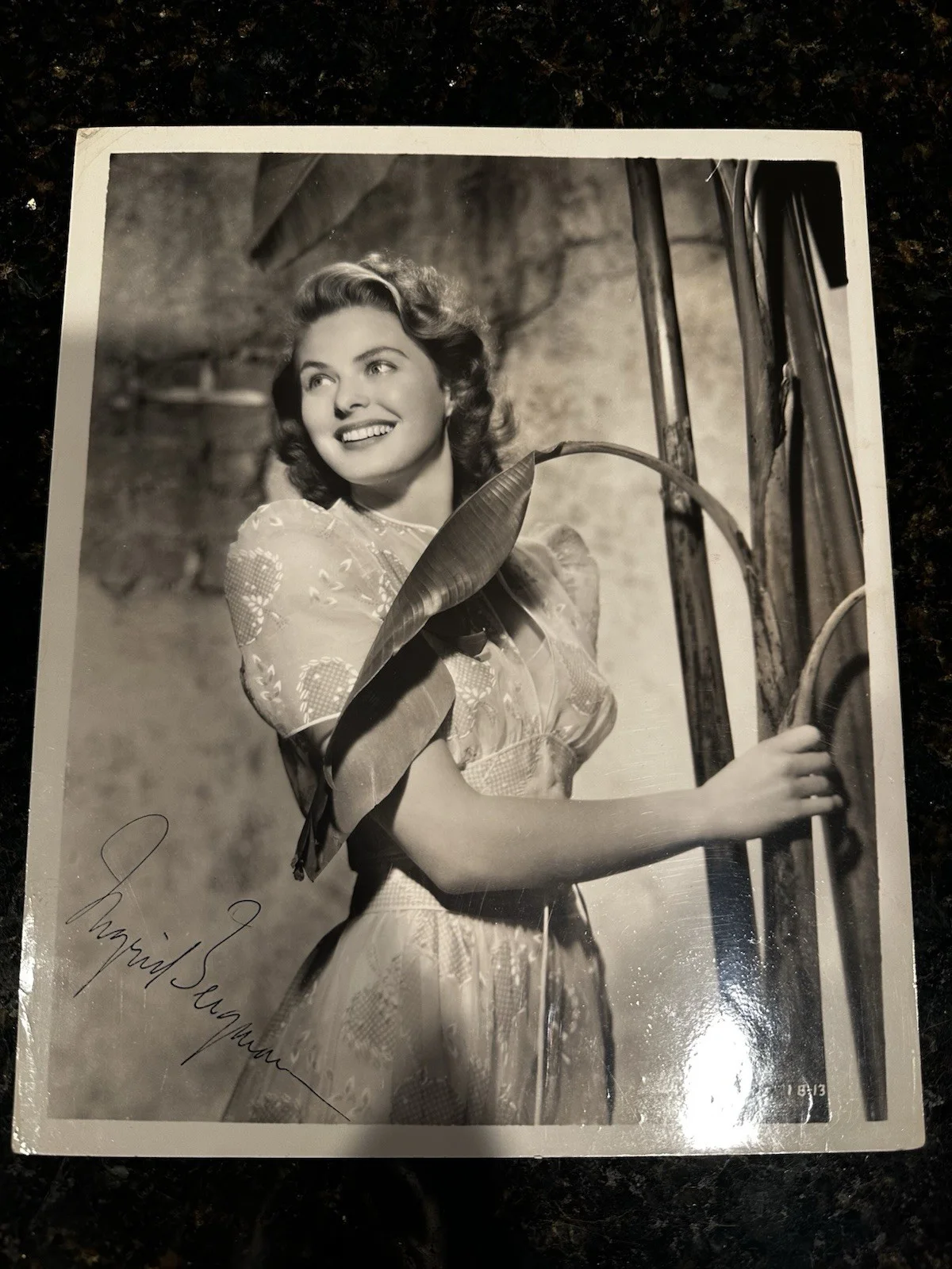Ingrid Bergman — Vintage Ingrid Bergman Signed Casablanca Original Portrait Photo Autographed, изображение 2