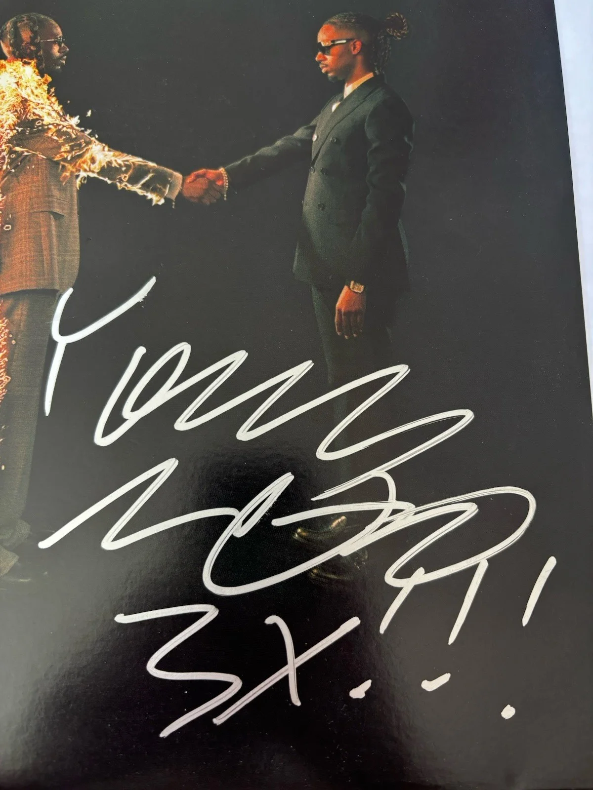 Metro Boomin Signed Heroes & Villains Vinyl Record JSA Authentic Auto Producer, изображение 2