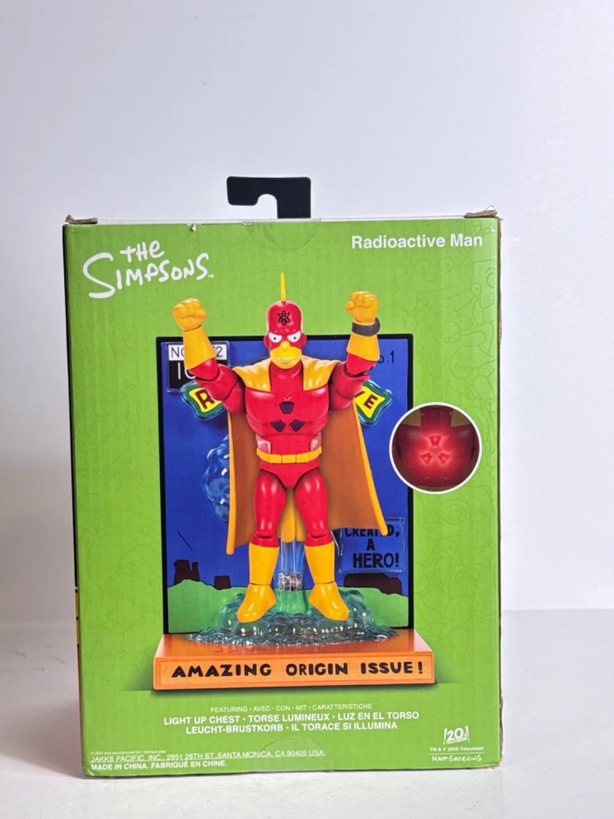 James L Brooks — James L Brooks Signed 2024 The Simpsons Radionetive Man 5' Figure PSA AP30996, image 3