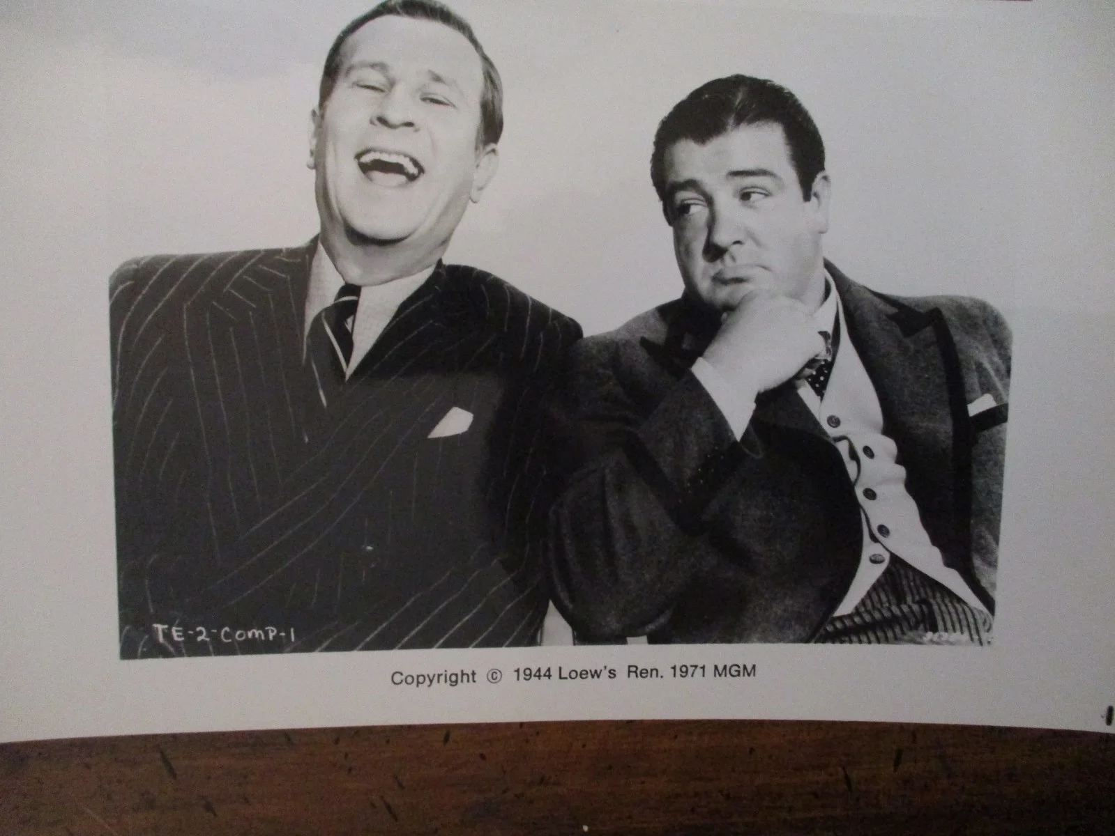 Laurel & Hardy/Abbott & Costello(That's Entertainment Part II)1976 10 x 8 Photo, image 3