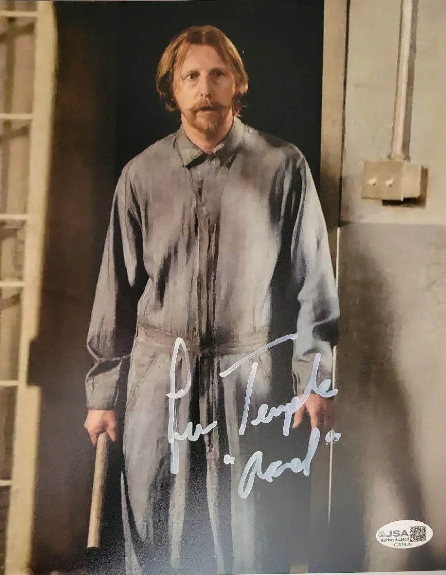 Lew Temple — Lew Temple signed 8x10 photo Axel The Walking Dead JSA coa