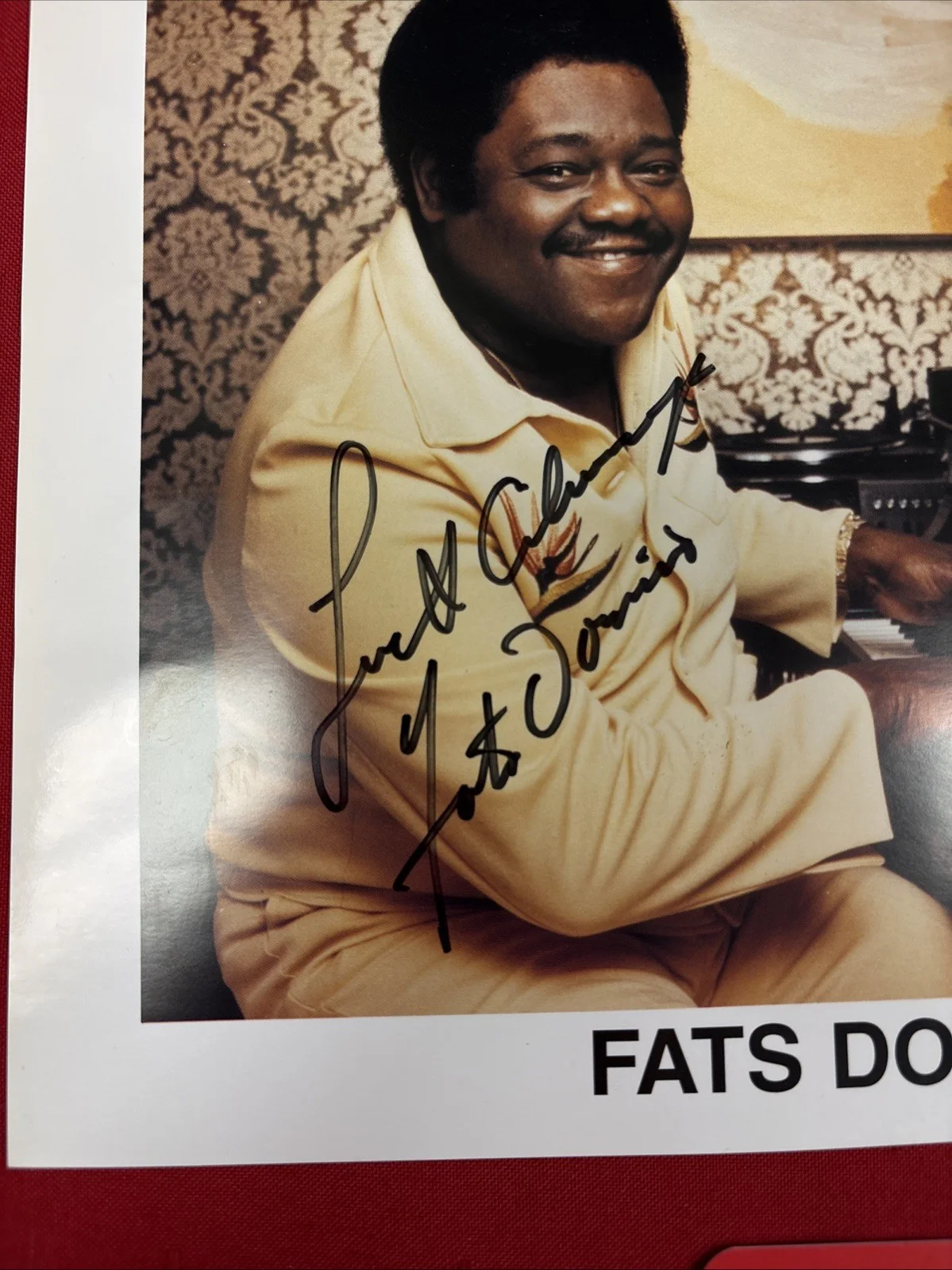 Fats Domino — Fats Domino Rock N Roll Legend Signed 8x10 Photo (CAS Authenticated), изображение 2