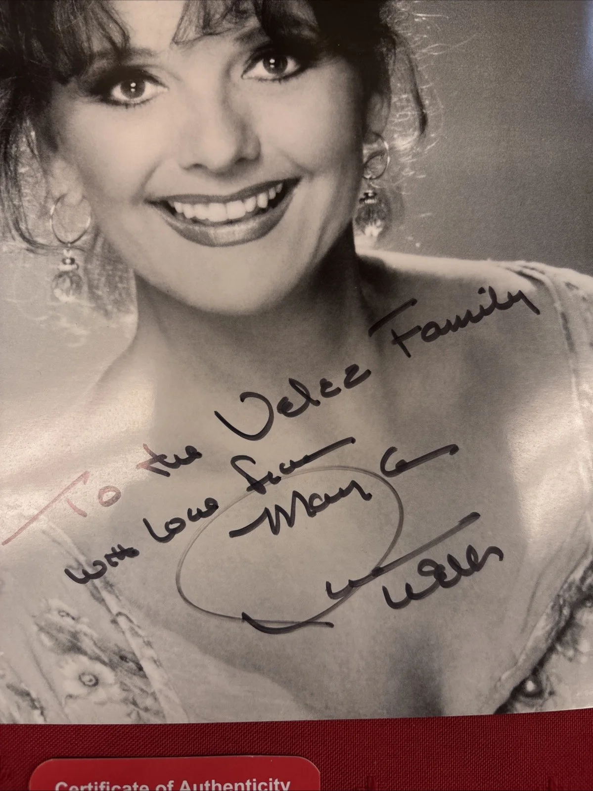 Dawn Wells — Dawn Wells (Mary Ann, Gilligan’s Island) Signed 8x10 Photo (CAS Authenticated), изображение 2