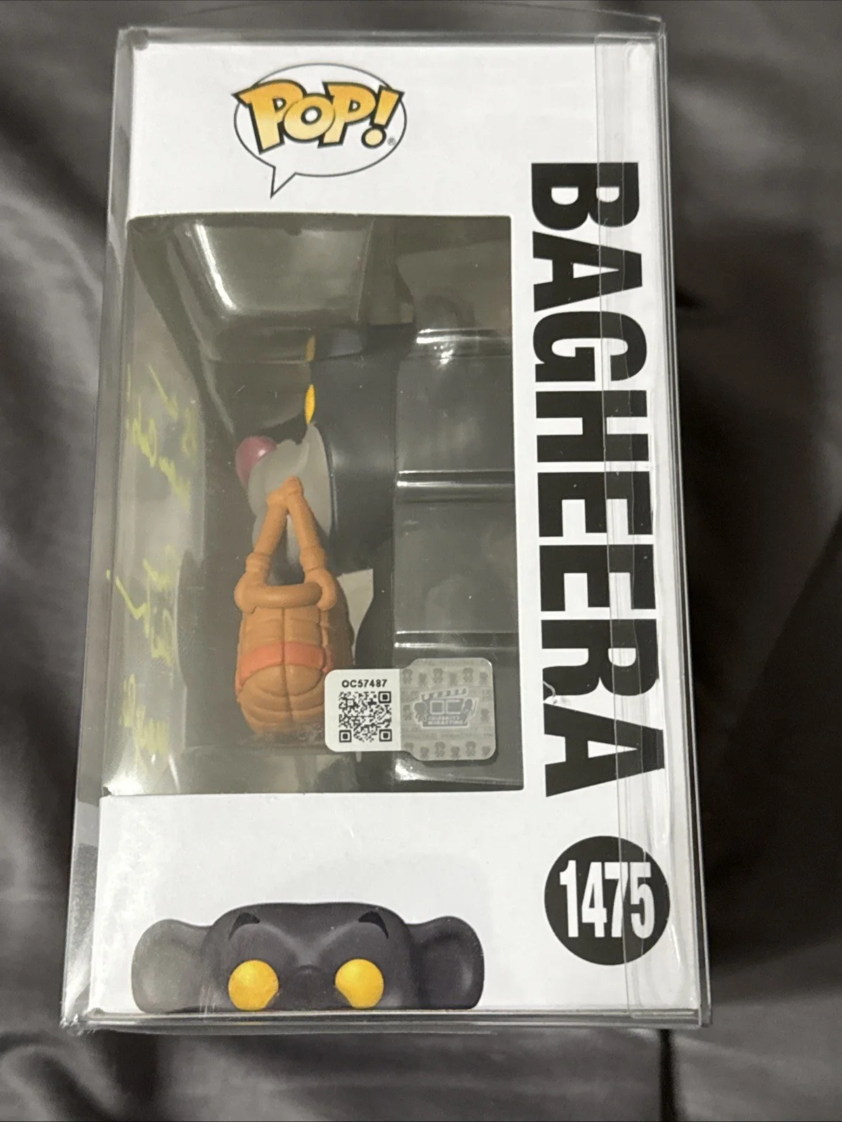 Bruce Reitherman Signed Funko POP The Jungle Book Bagheera COA, изображение 2