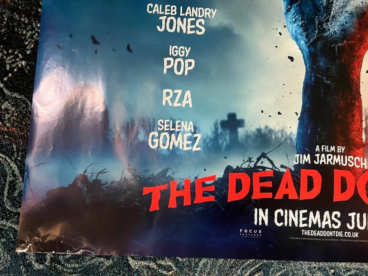The Dead Don't Die 2019 Original Quad UK movie Poster 30x40'', изображение 4
