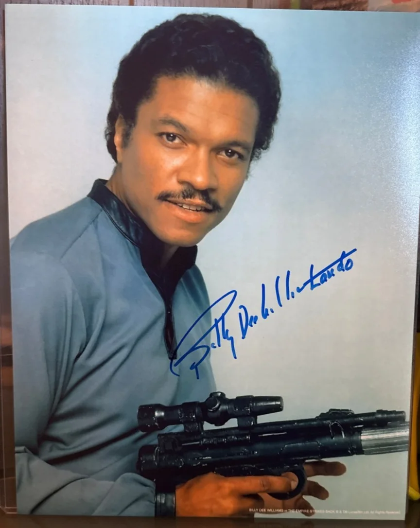 Billy Dee Williams — Star Wars Empire Strikes Back Billy Dee Williams Autographed photo (Beckett)