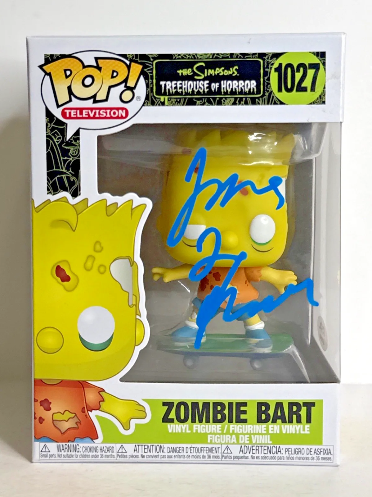 James L. Brooks — James L. Brooks Signed The Simpson Funko #1203 'Zombie Bart' PSA AP30980