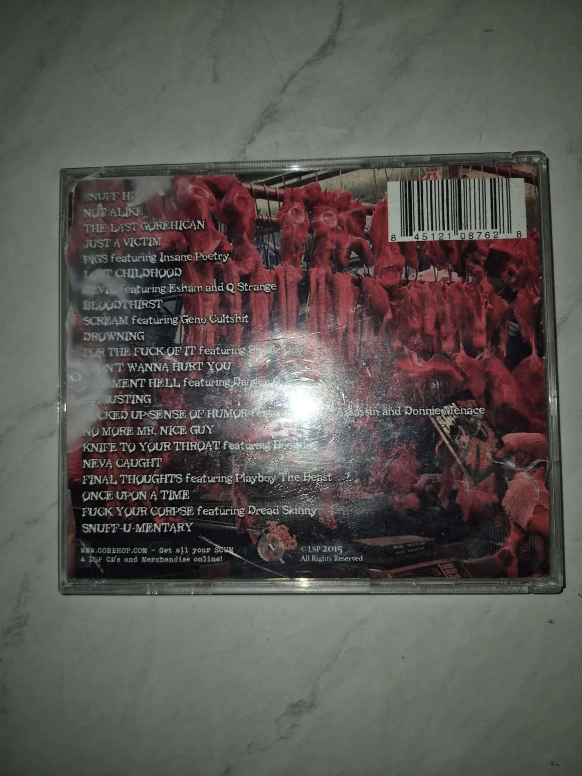 SCUM - Snuff HD CD (2015) SIGNED / Autographed - LSP Horrorcore - Esham, image 2