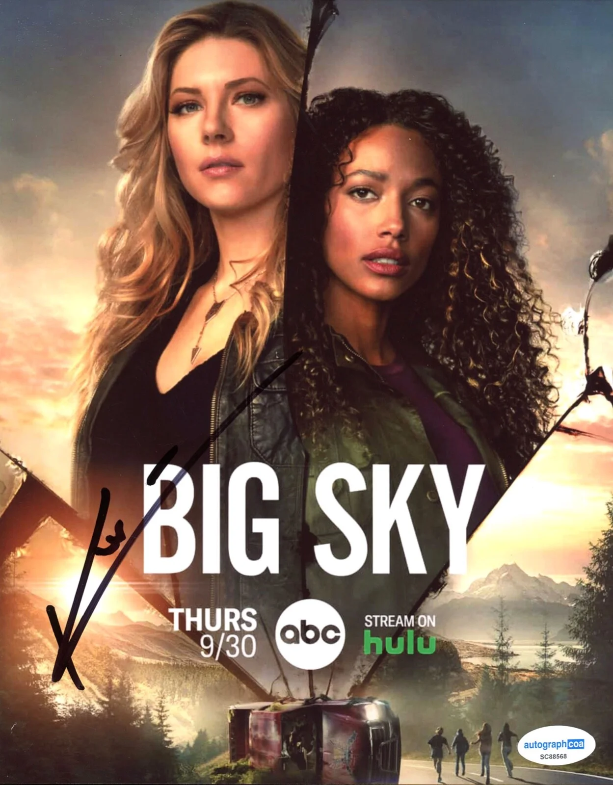 Katheryn Winnick — Katheryn Winnick signed "BIG SKY" 8x10 Photo PROOF a Hot SEXY Jenny ACOA COA, изображение 3