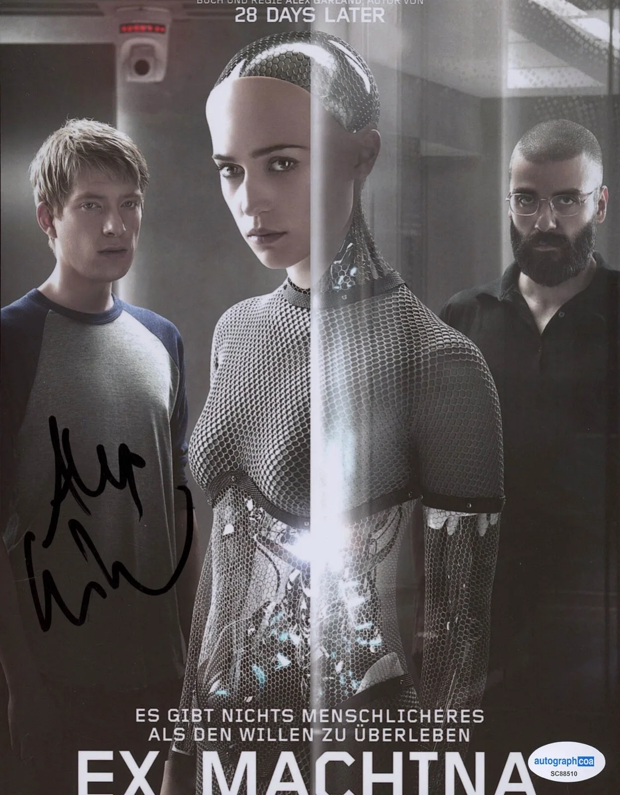 Alex Garland — Alex Garland signed "EX MACHINA" 8x10 Photo d EXACT PROOF Director ACOA COA, image 4